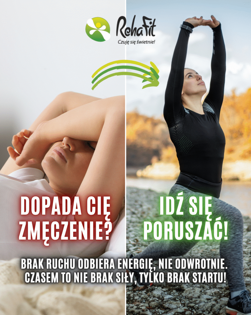 brak energii a aktywność fizyczna