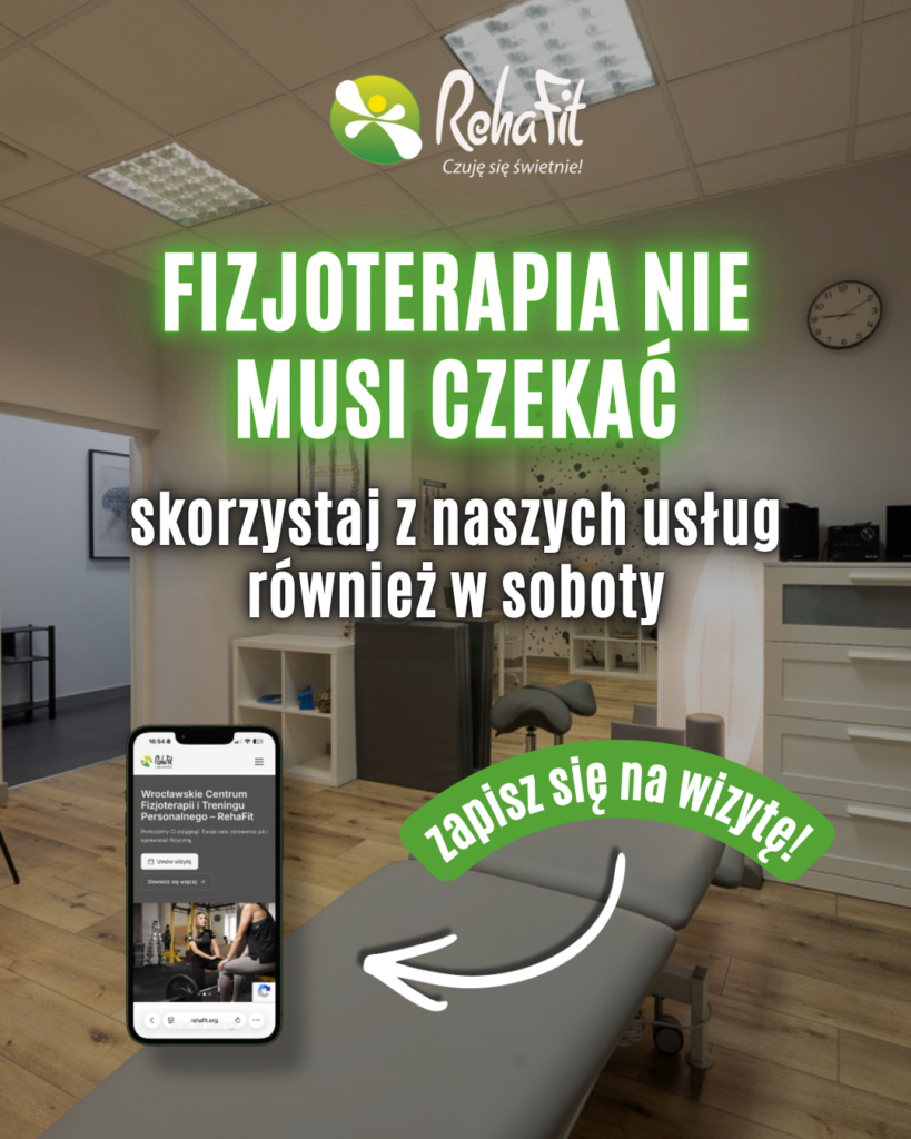 fizjoterapia w sobotę Wrocław