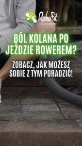ból kolana u rowerzysty