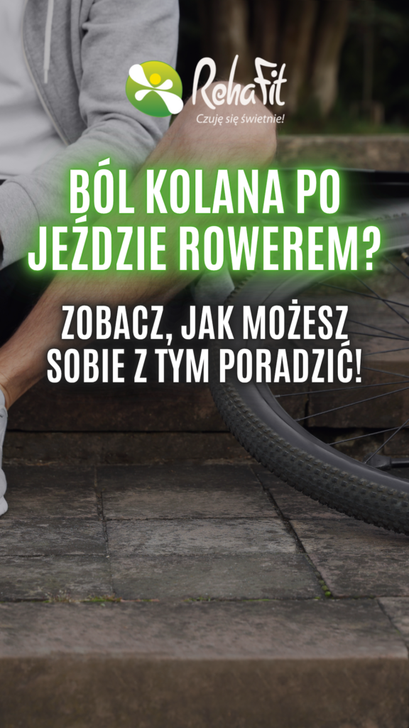 ból kolana u rowerzysty