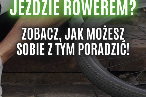 ból kolana u rowerzysty